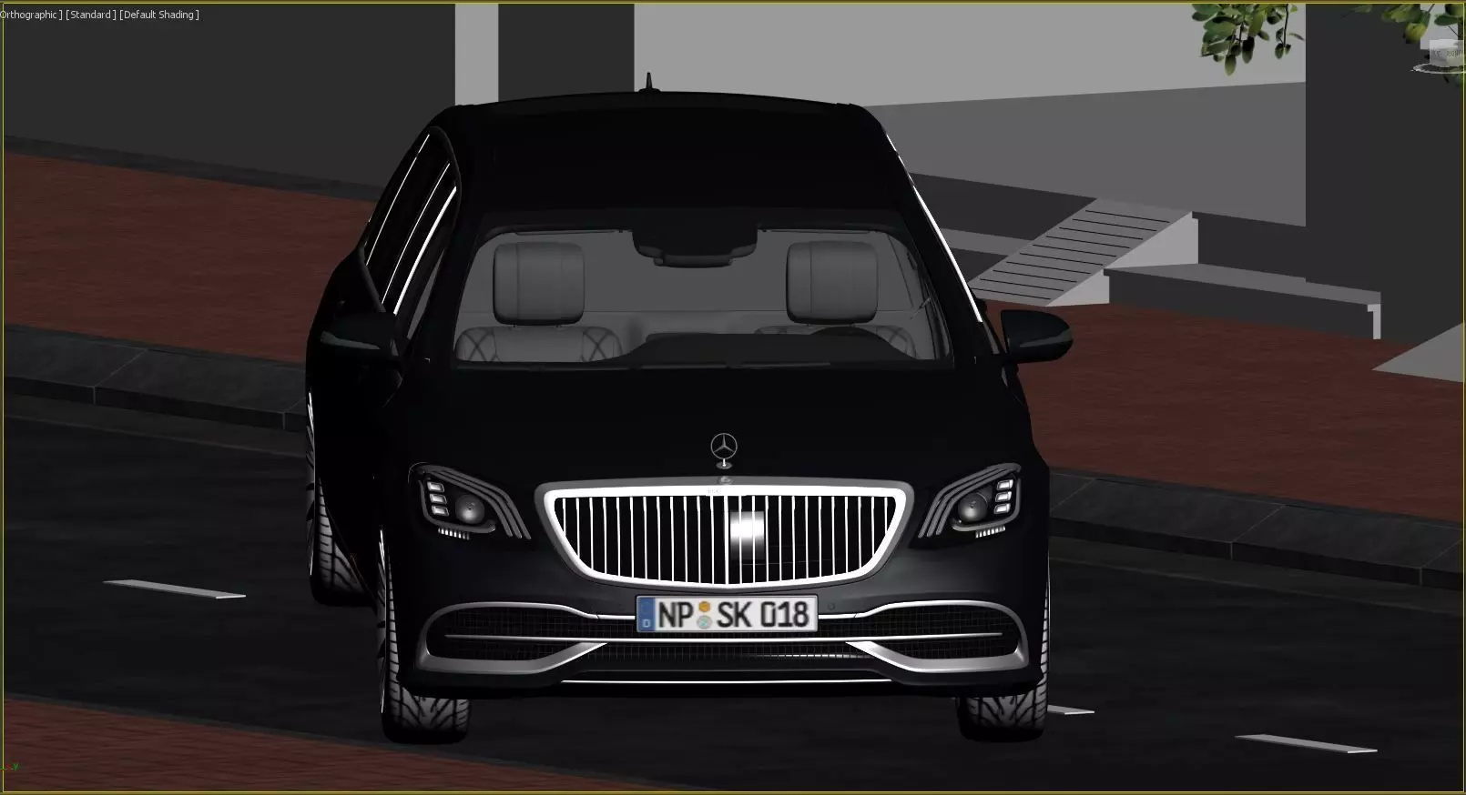 Mercedes Benz S650Pullman Maybach 3D print model_14