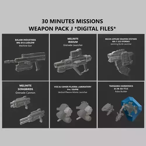 30 Minutes Missions Weapon Pack J Armored Core 6