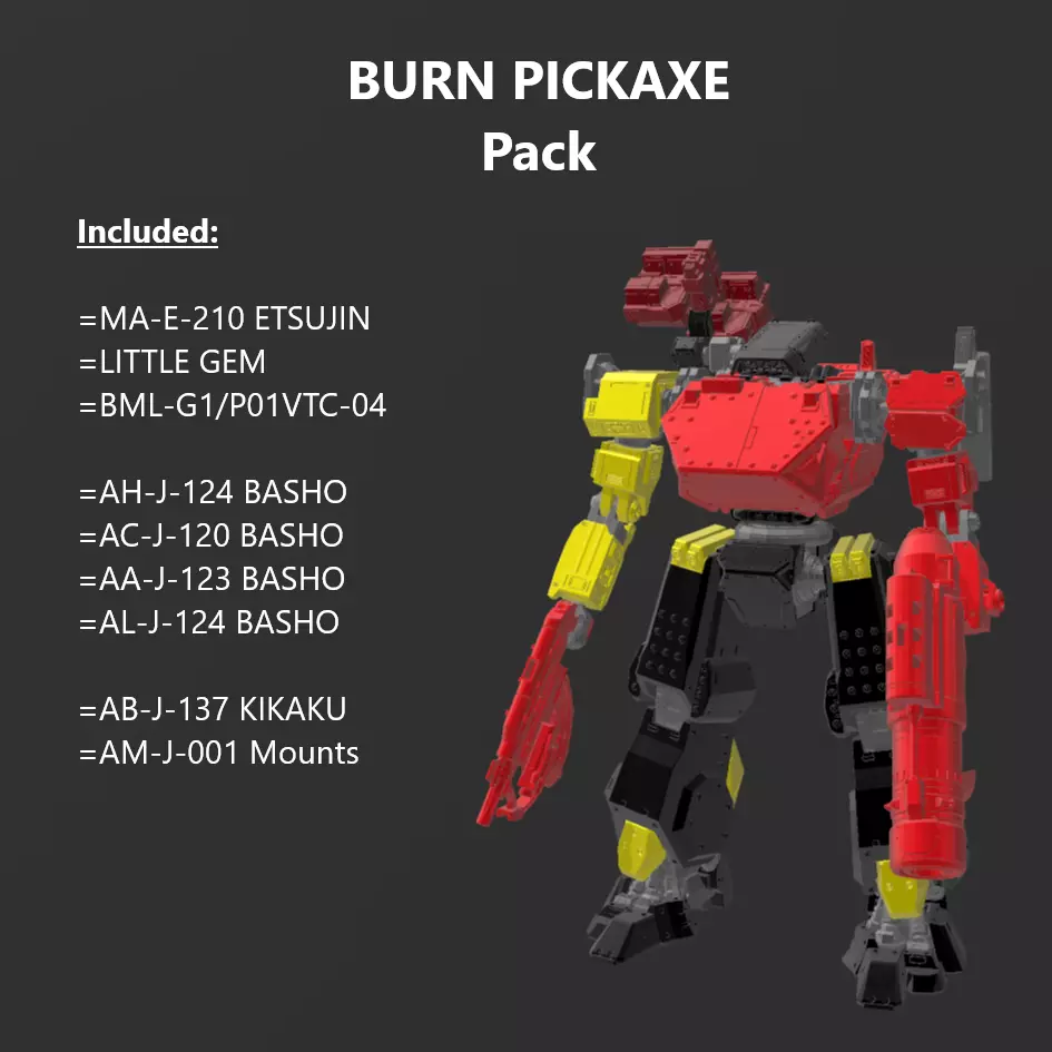 Index Dunham BURN PICKAXE 30 Minutes Missions Armored Core 6 3D print model_0