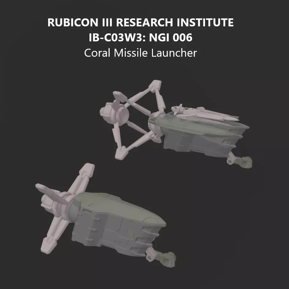30 Minutes Missions Weapon Pack K Armored Core 6 3D print model_3
