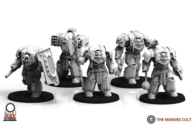 Obsidian Guard - Djinni - Upgrade pack 3D print model