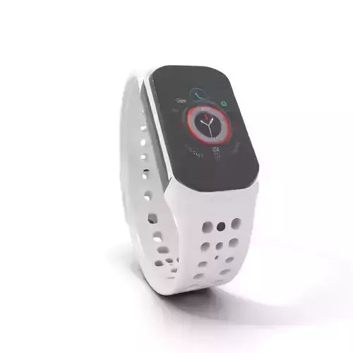 Modern Smartwatch Model Pack with Interactive Features Low-poly 3D model