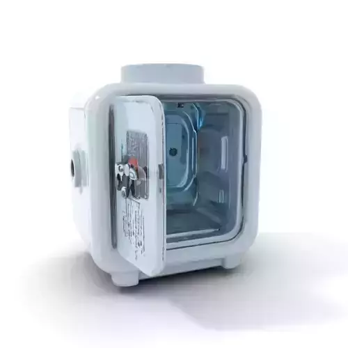 Futuristic Smart Oven Model Pack Low-poly 3D model