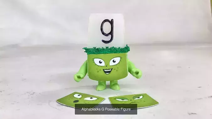 Alphablocks Poseable Figures for GHI and J