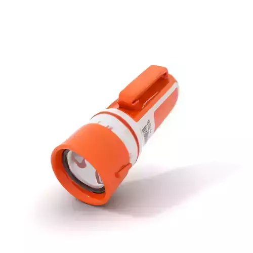 Portable Flashlight Model Pack with Clip and Bright Finish
