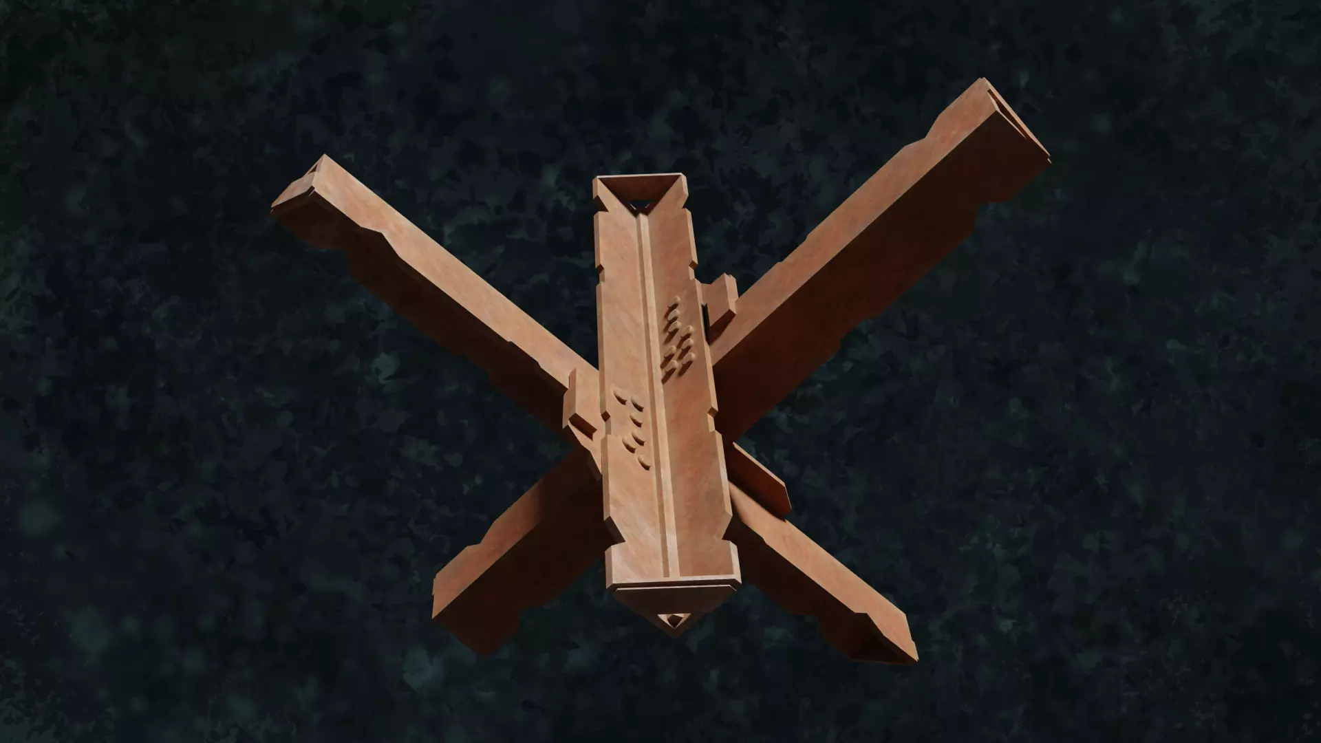 Mititary Anti Tank Hedgehogs N2 Series Metal Fortress Obstacle 3D model_11