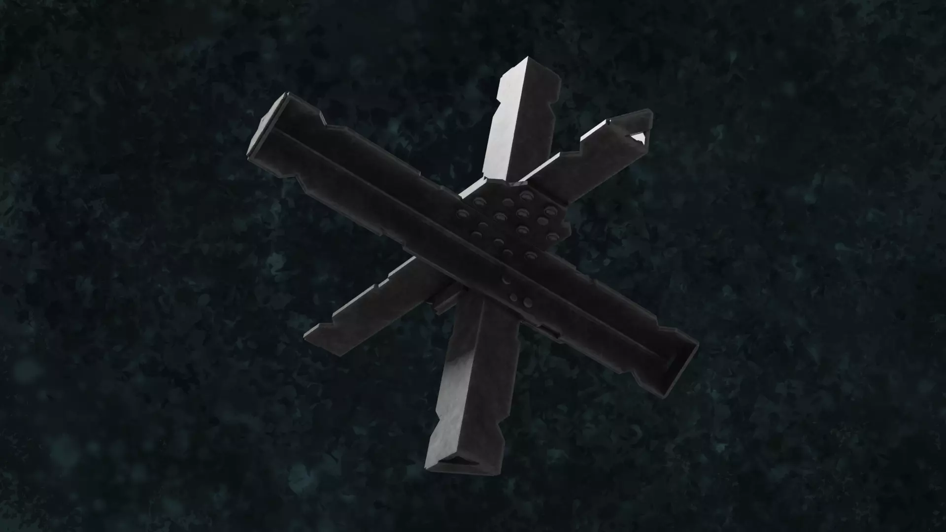 Mititary Anti Tank Hedgehogs N2 Series Metal Fortress Obstacle 3D model_4