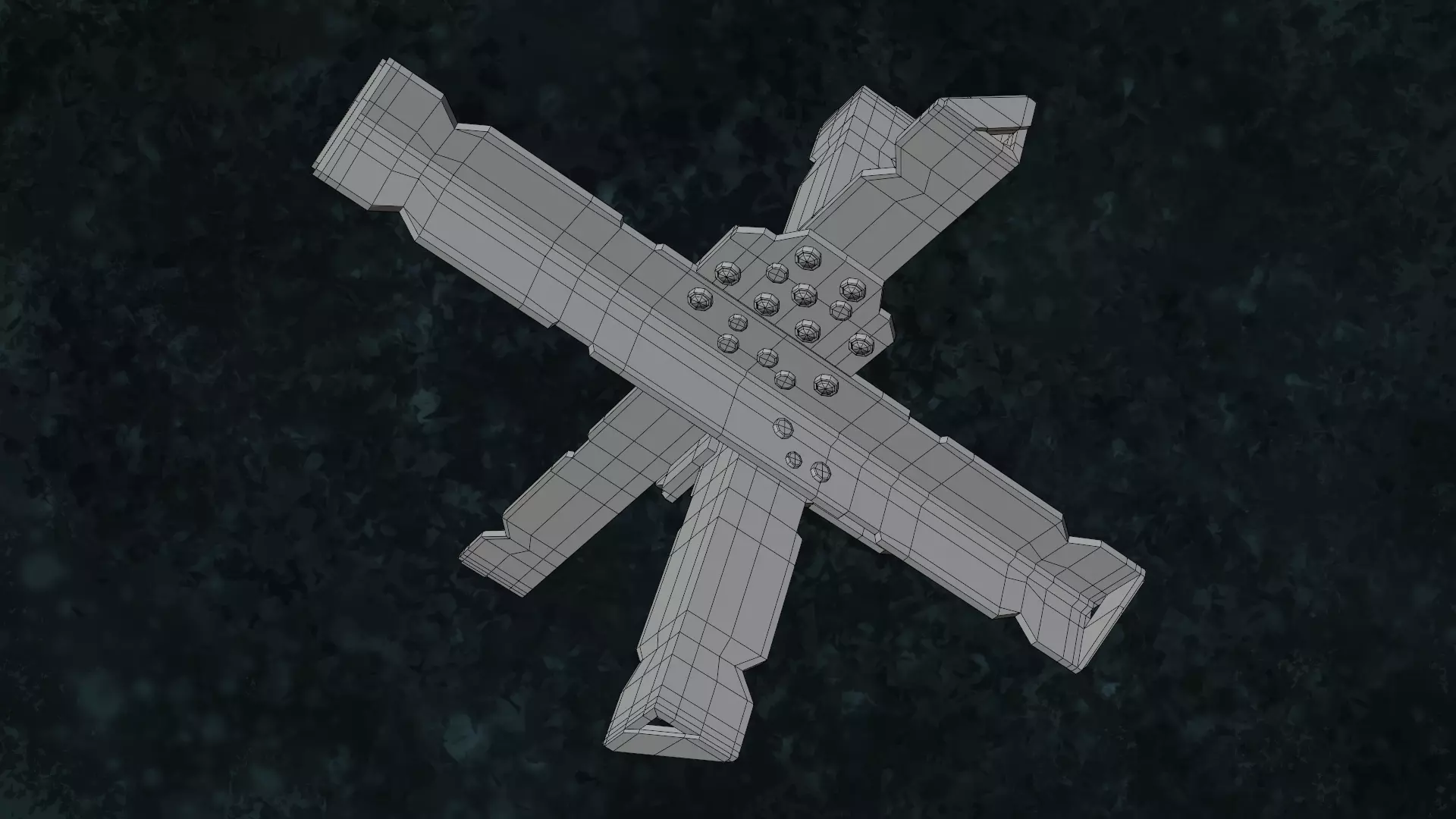 Mititary Anti Tank Hedgehogs N2 Series Metal Fortress Obstacle 3D model_16