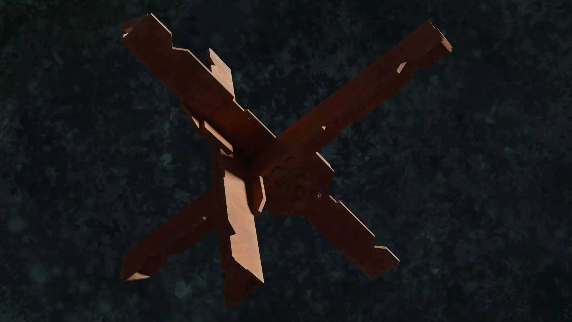 Mititary Anti Tank Hedgehogs N2 Series Metal Fortress Obstacle 3D model_12