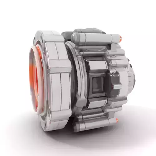 Futuristic Engine Core model pack Low-poly 3D model