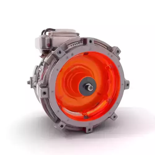 Futuristic Engine Core model pack with glowing elements Low-poly 3D model