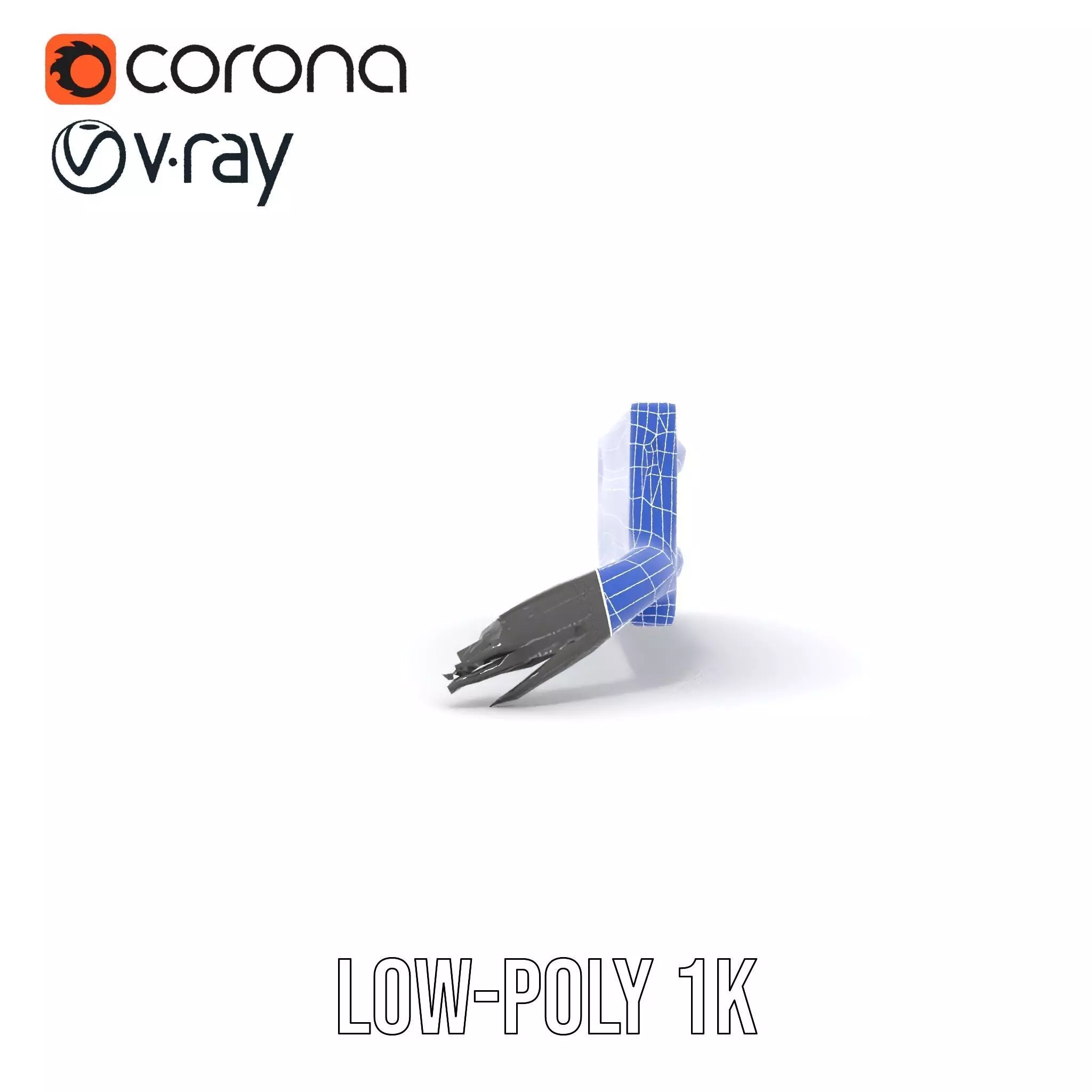 Stacked Patch Panel Rack model pack Low-poly 3D model_28