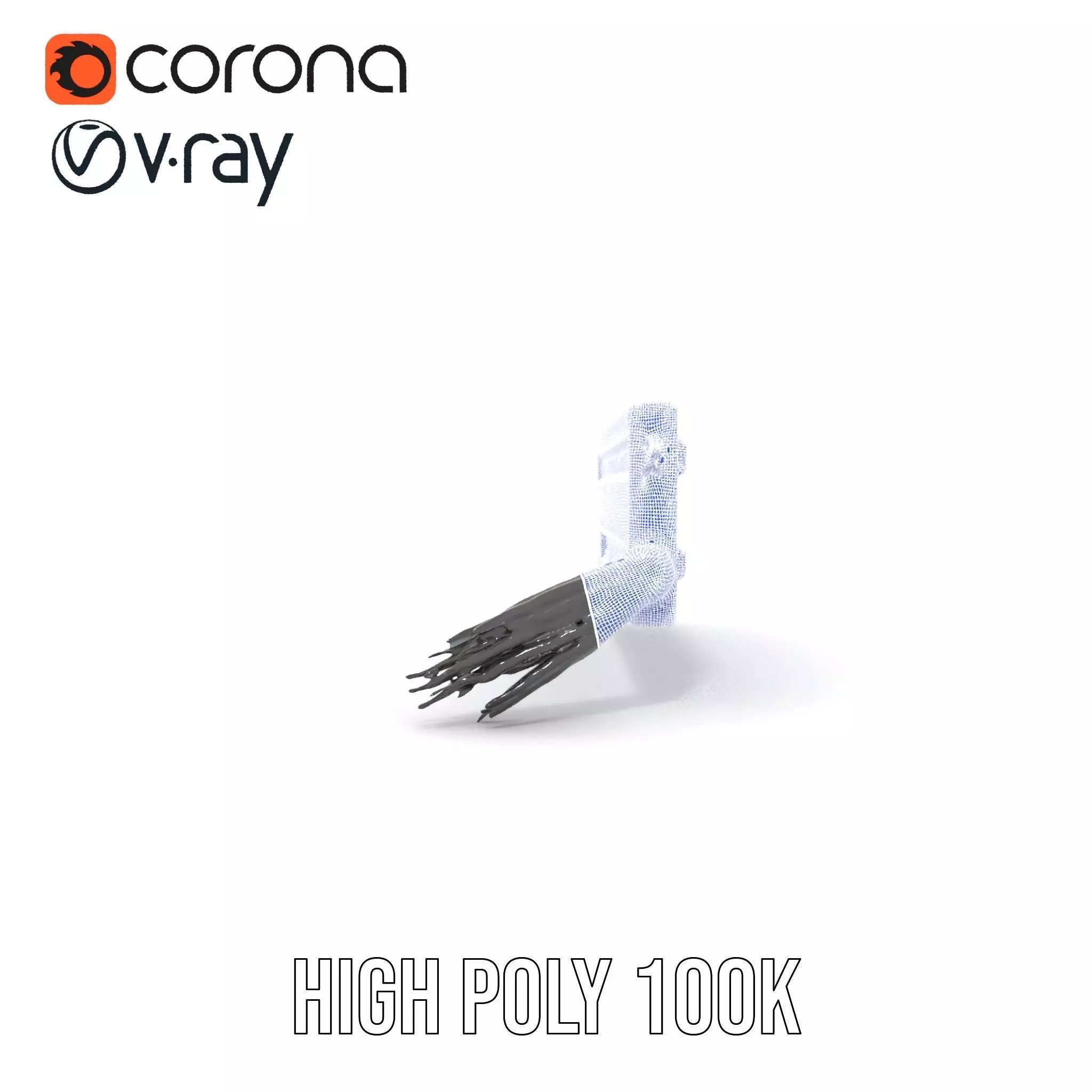 Stacked Patch Panel Rack model pack Low-poly 3D model_34