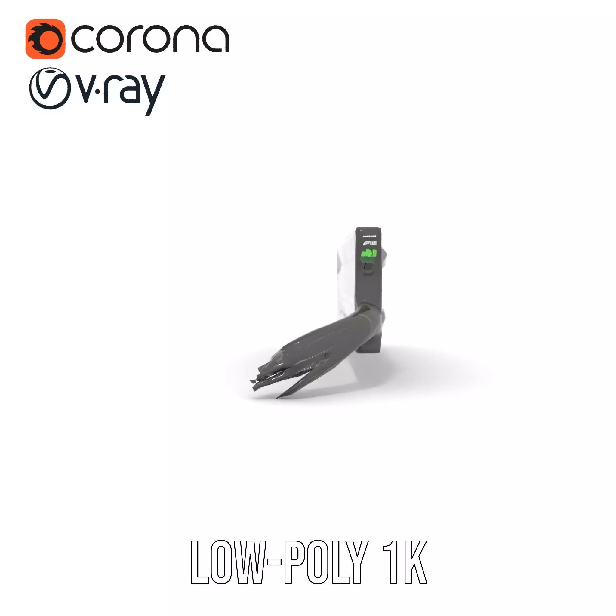 Stacked Patch Panel Rack model pack Low-poly 3D model_22