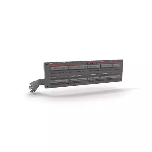 Stacked Patch Panel Rack model pack Low-poly 3D model