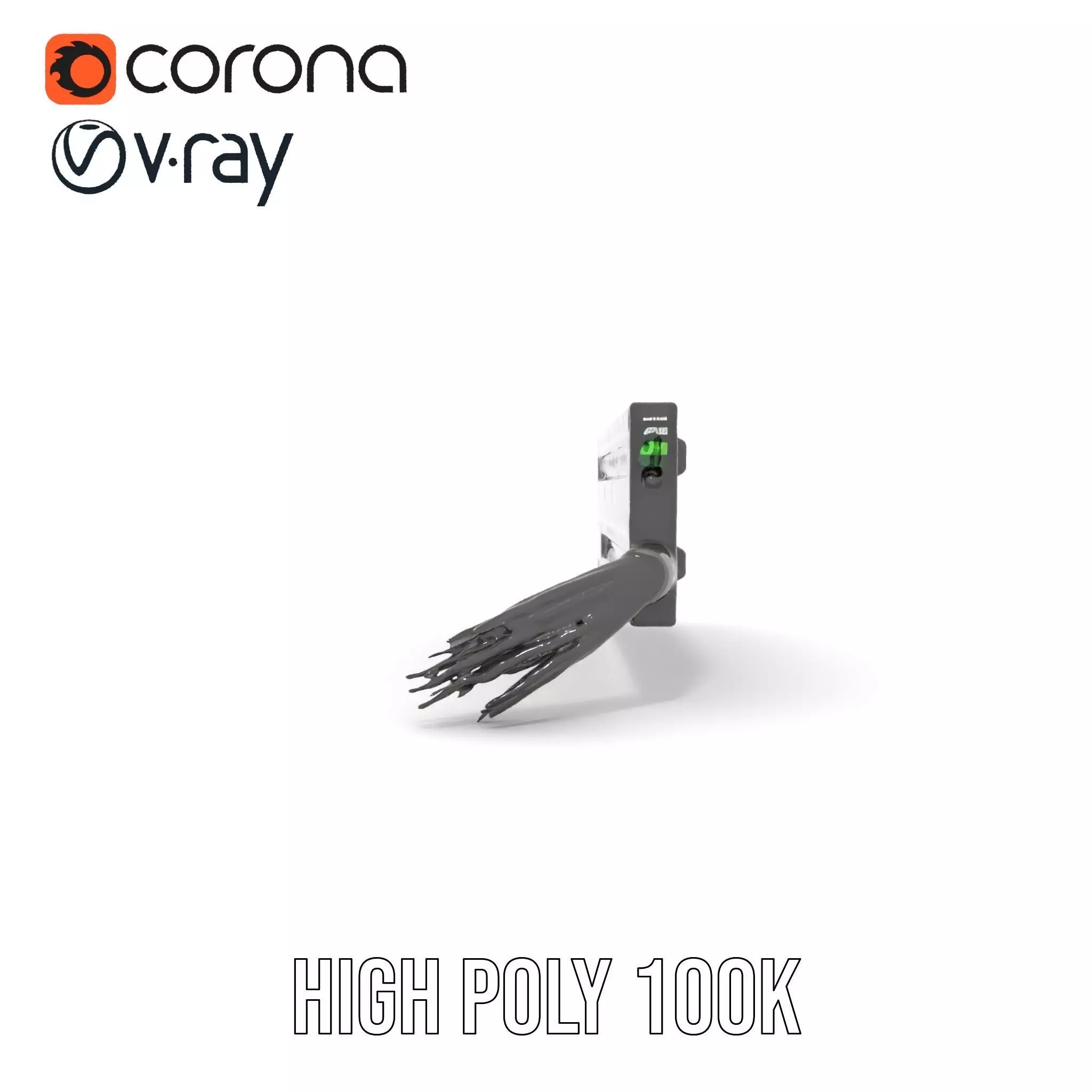 Stacked Patch Panel Rack model pack Low-poly 3D model_33