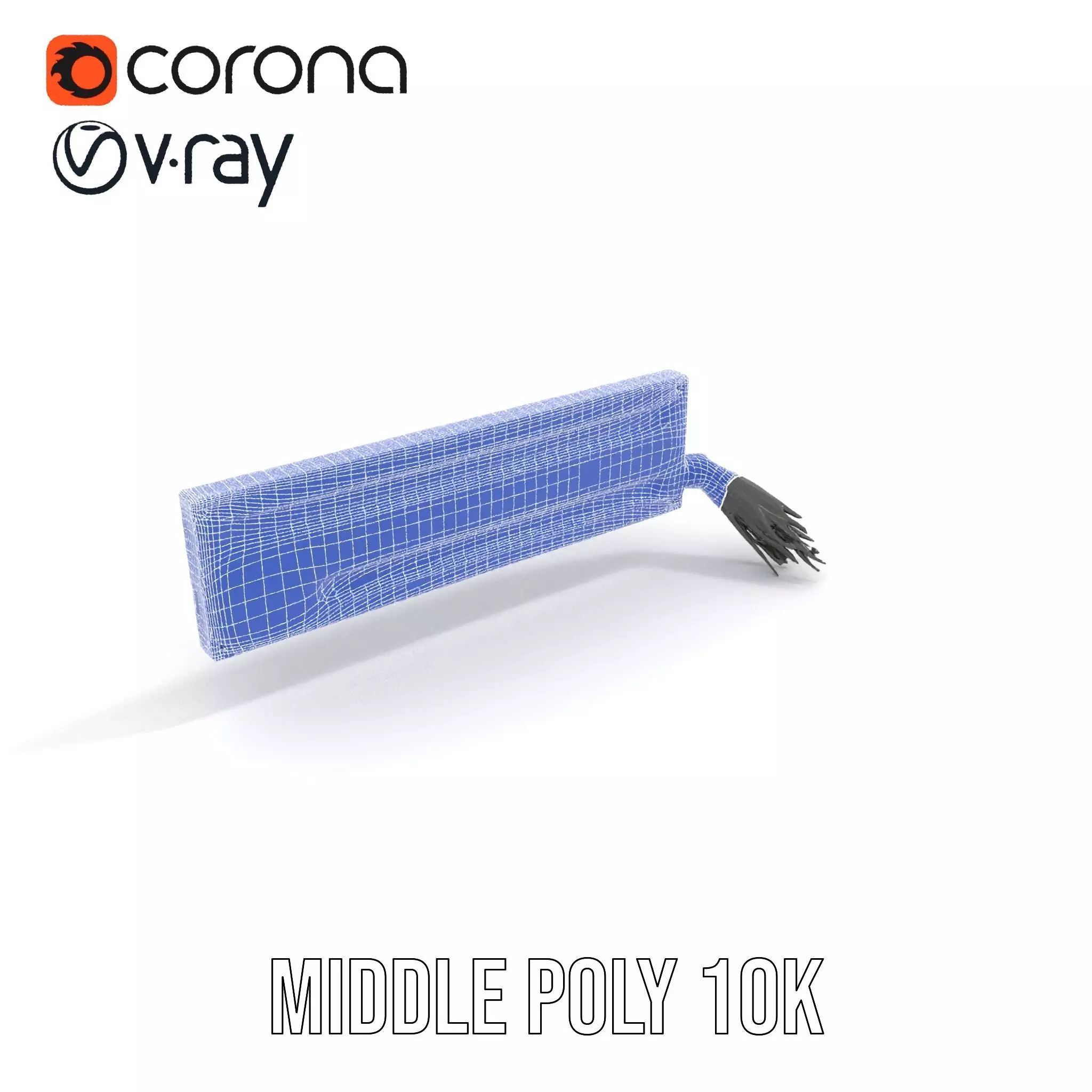 Stacked Patch Panel Rack model pack Low-poly 3D model_18