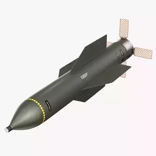 GBU-57AB MOP Bunker Buster Bomb PBR Low High Poly Game Ready