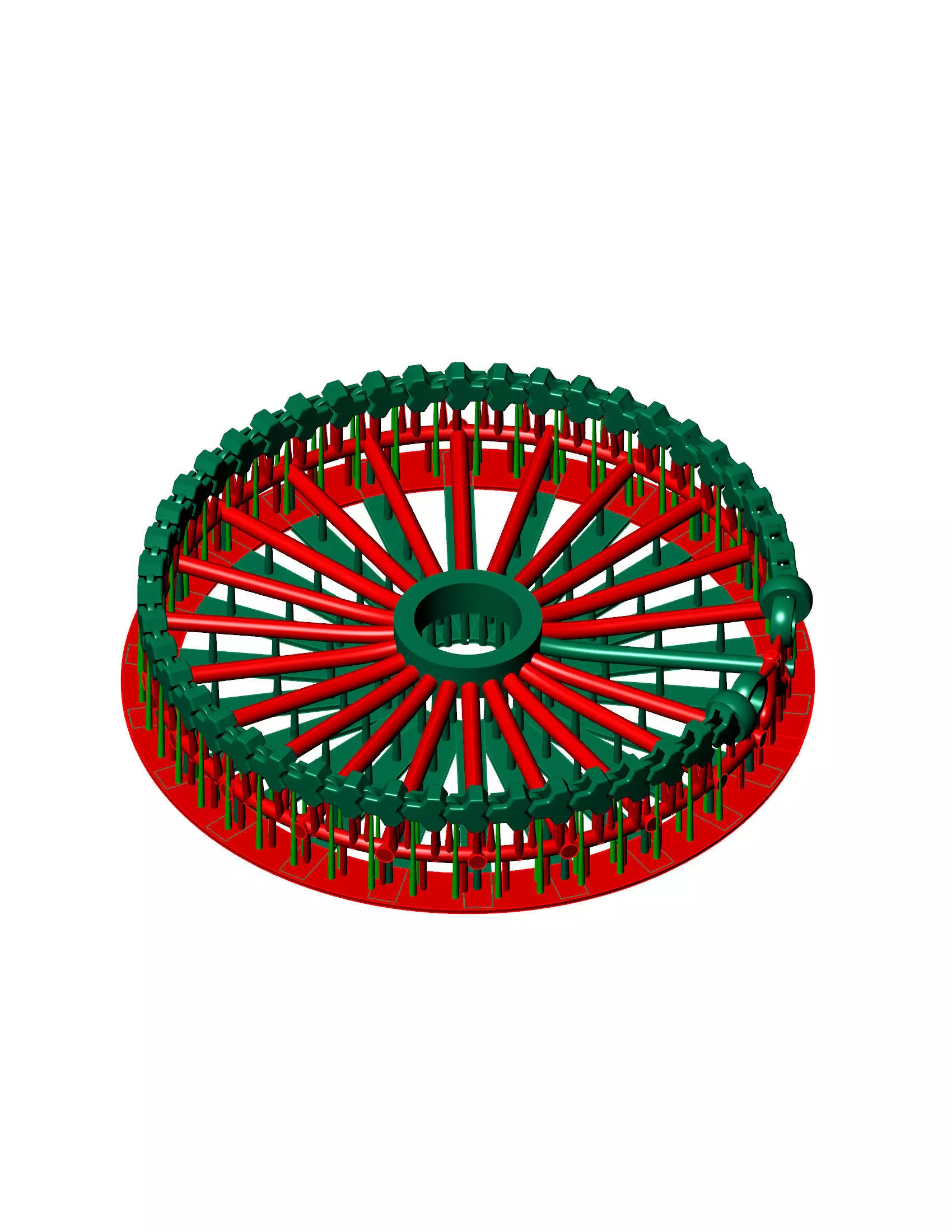 5MM SPIRAL TOP ONLINE SELLING BRACELET 3D MODEL SINGLE ROW  3D print model_6