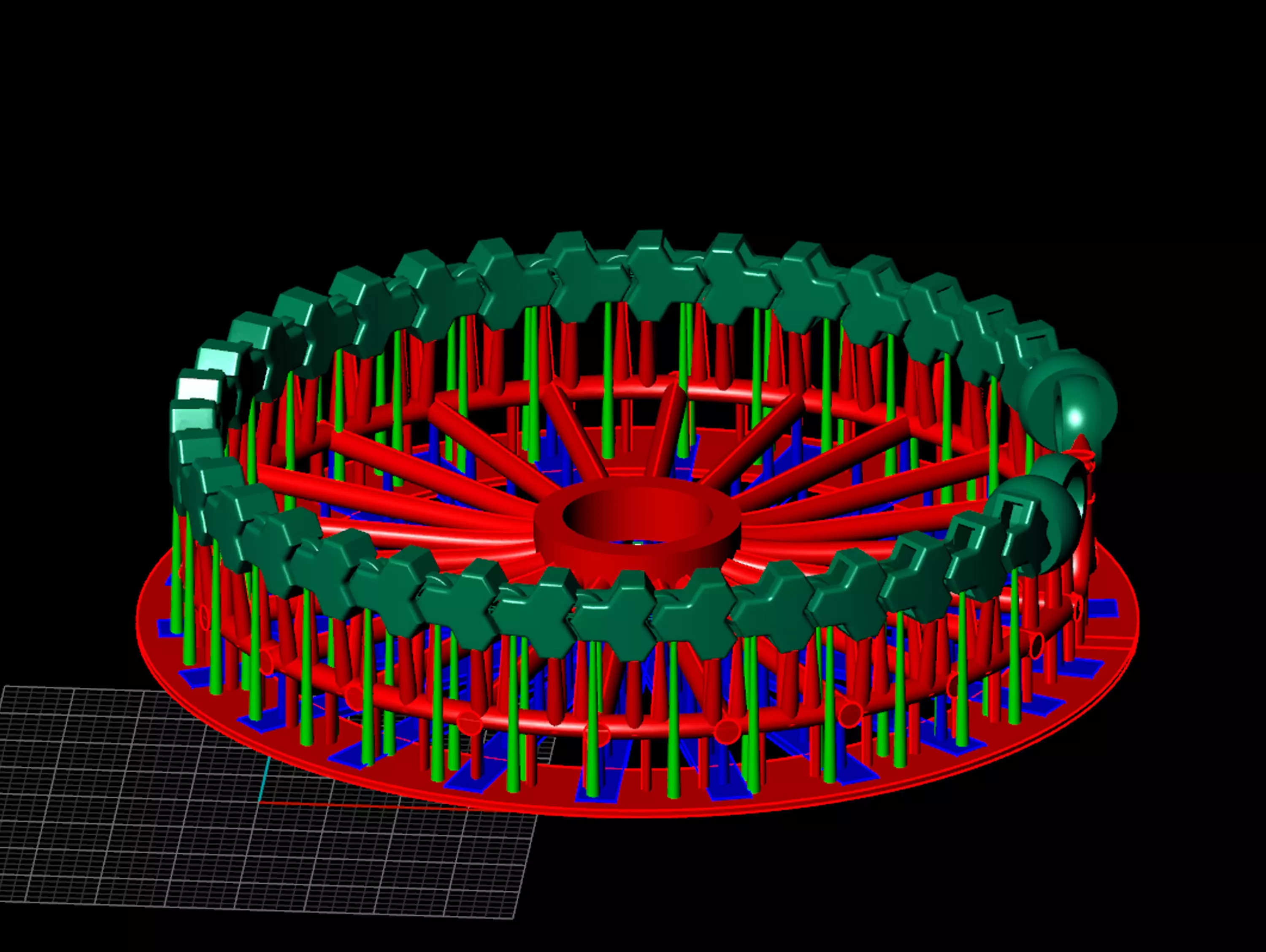 6MM SPIRAL TOP ONLINE SELLING BRACELET 3D MODEL SINGLE ROW 3D print model_5