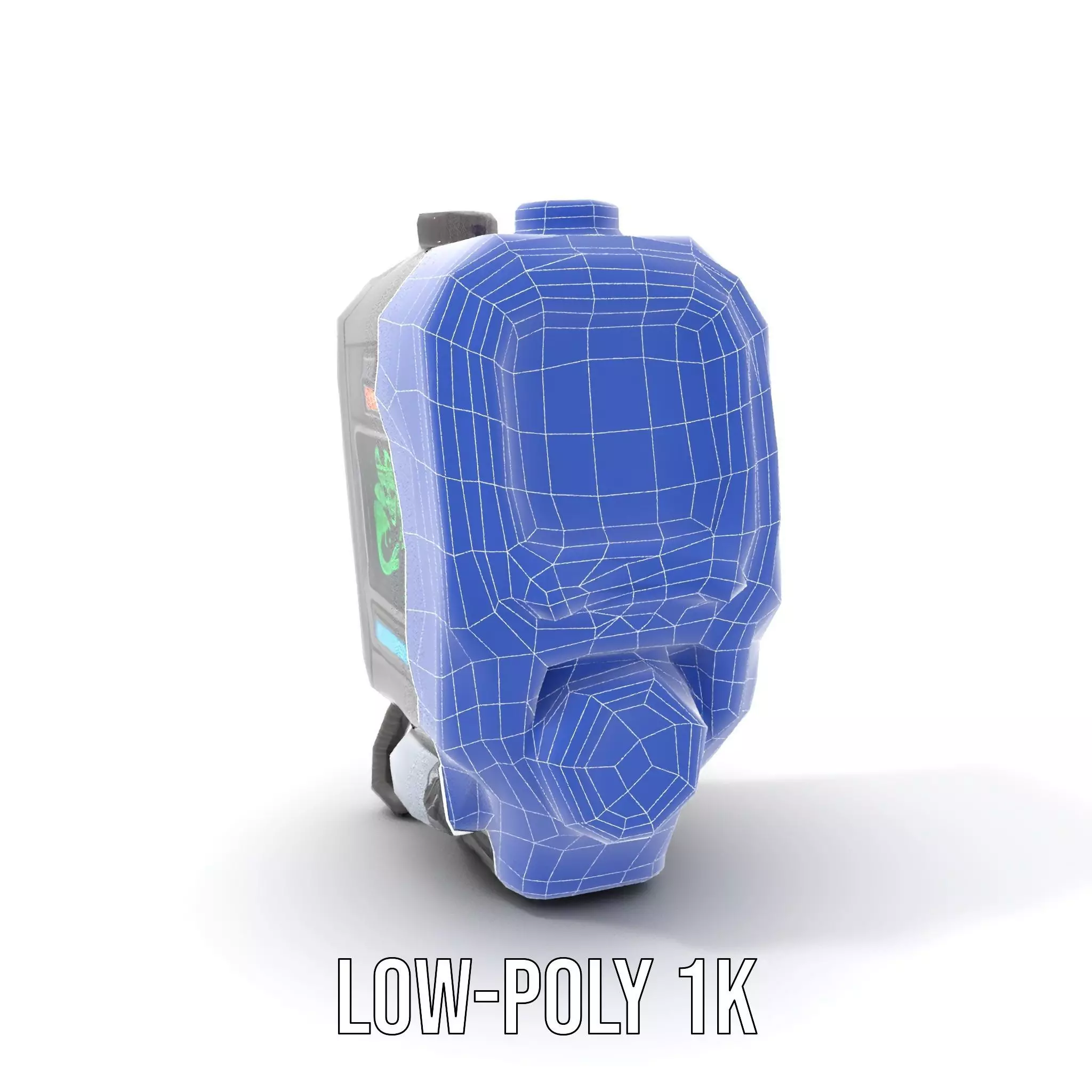 Futuristic Device Model Pack for Interactive Displays Low-poly 3D model_23
