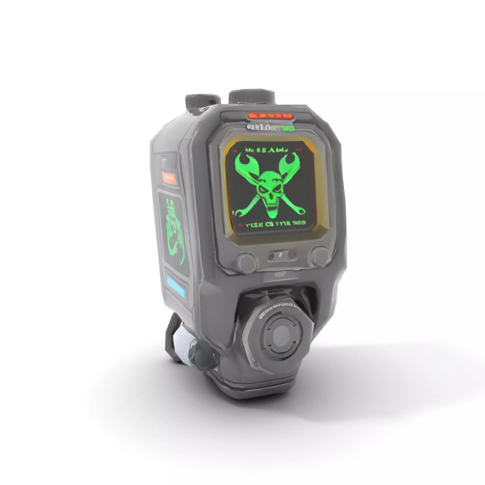 Futuristic Device Model Pack for Interactive Displays Low-poly 3D model_10