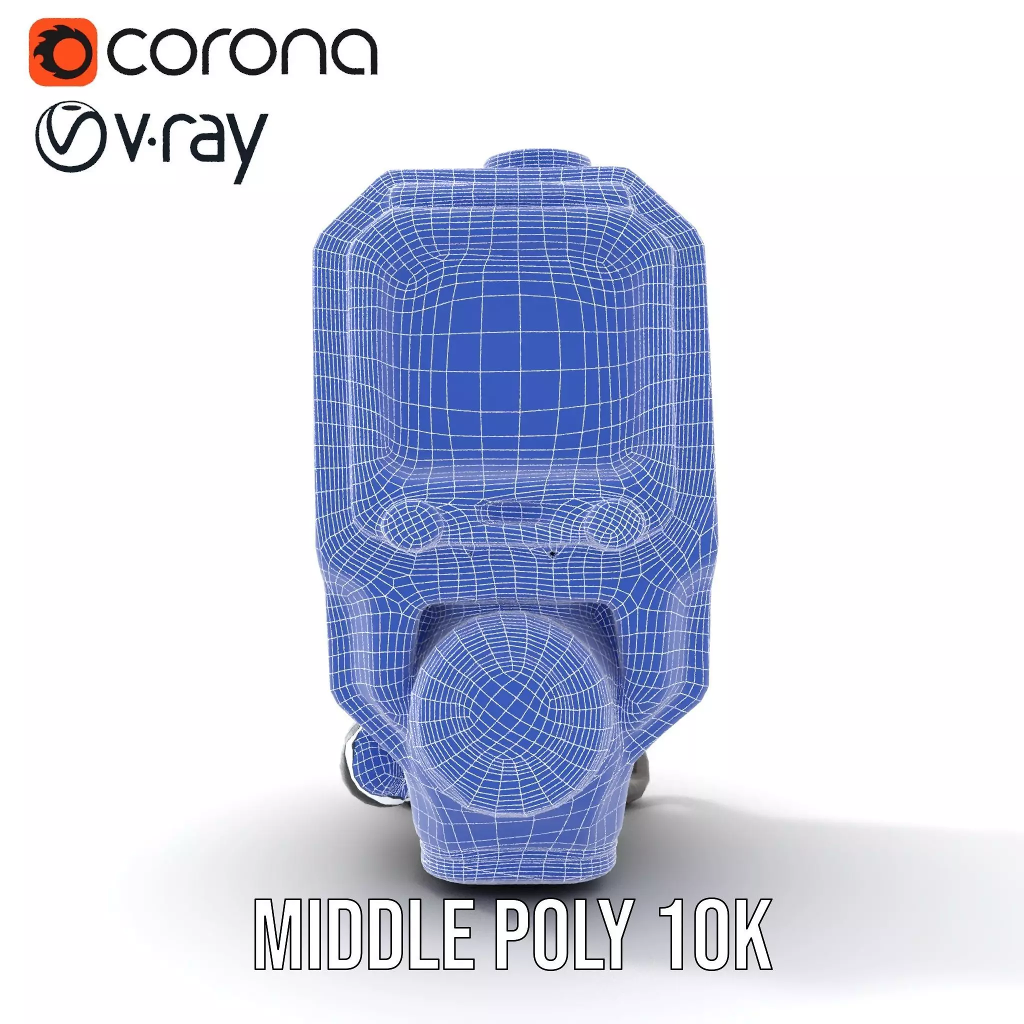 Futuristic Device Model Pack for Interactive Displays Low-poly 3D model_31