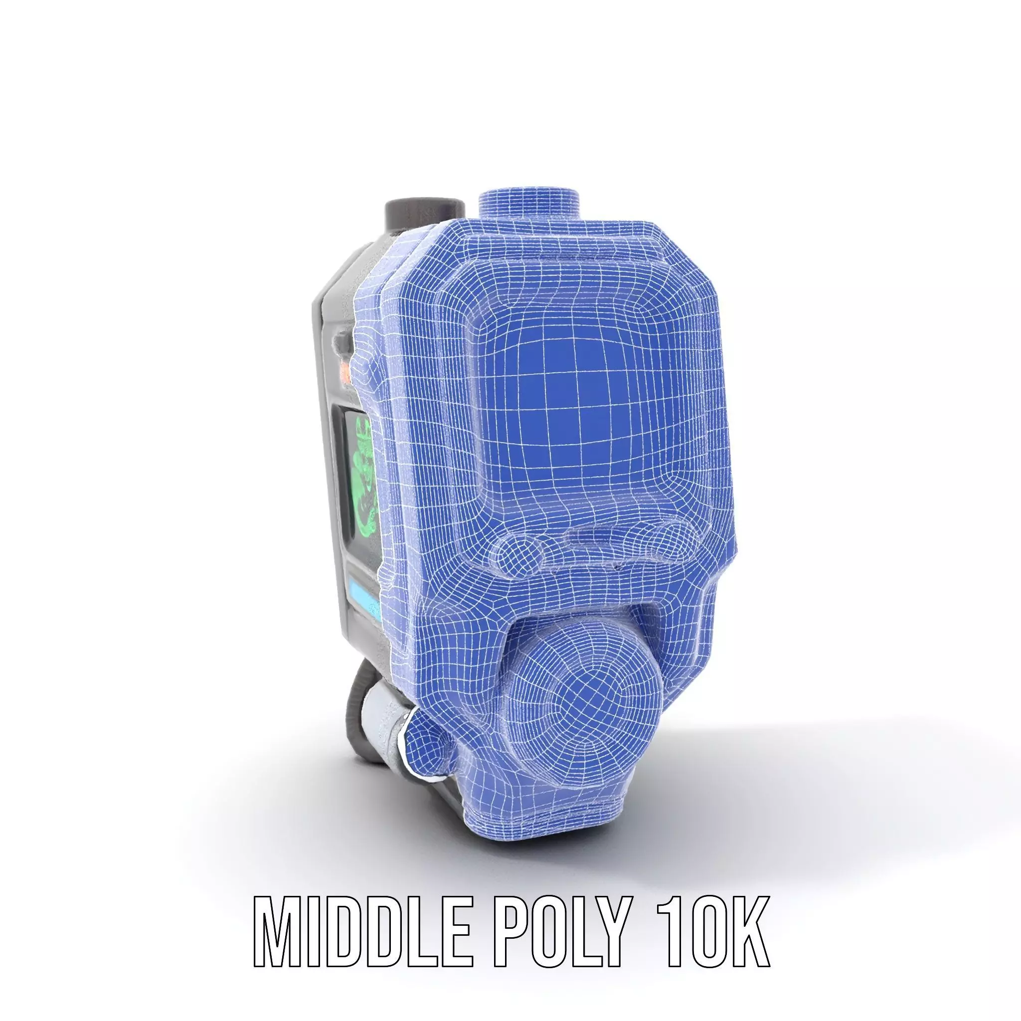 Futuristic Device Model Pack for Interactive Displays Low-poly 3D model_12