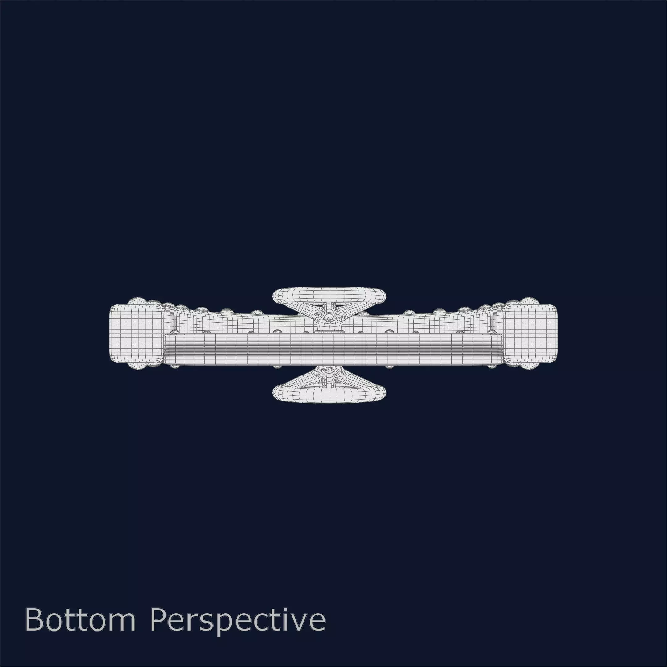 Blue Submarine Doors Stylized Rusted Metal 3D Model 3D model_13