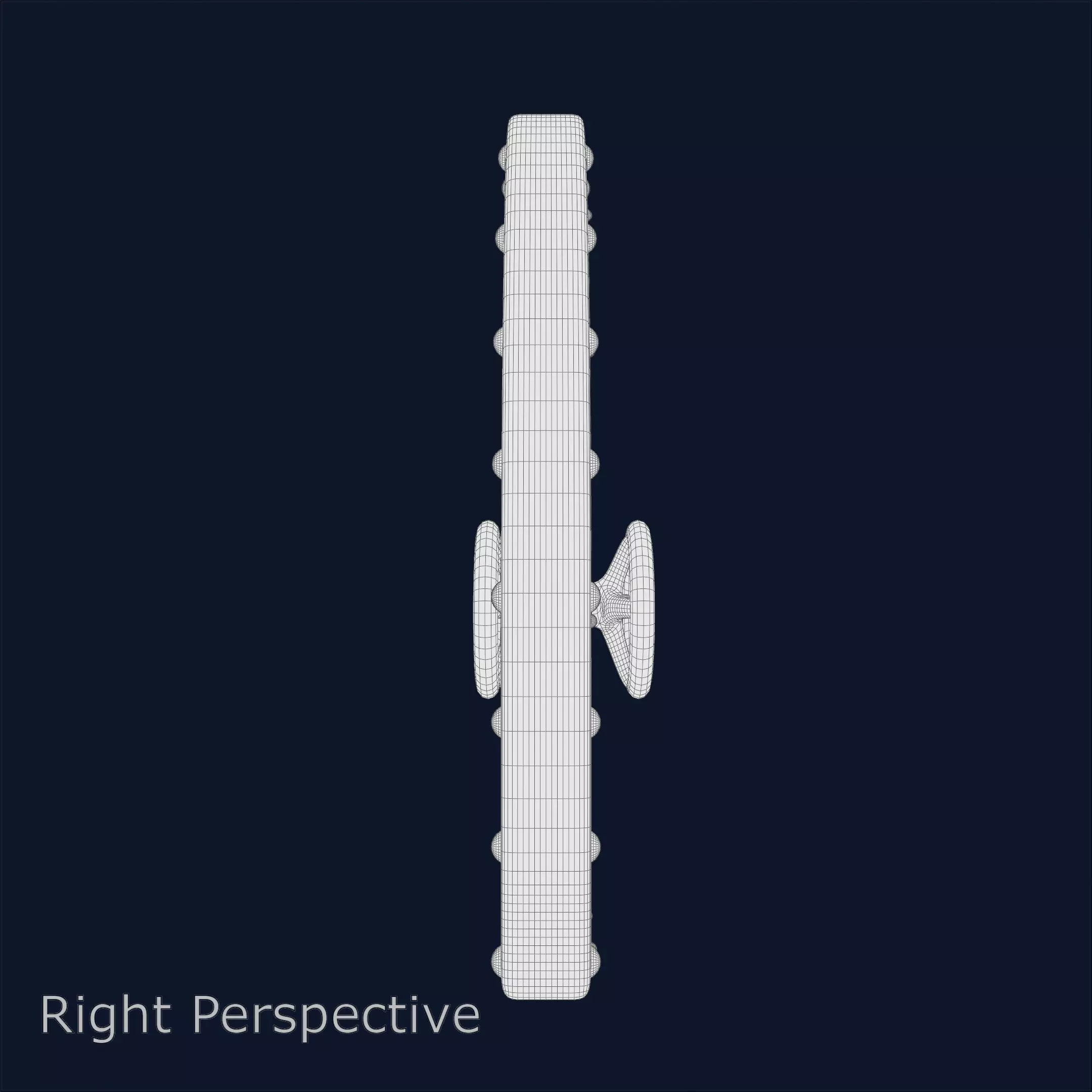 Blue Submarine Doors Stylized Rusted Metal 3D Model 3D model_12