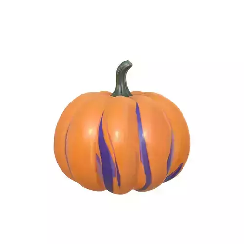 purple orange pumpkin