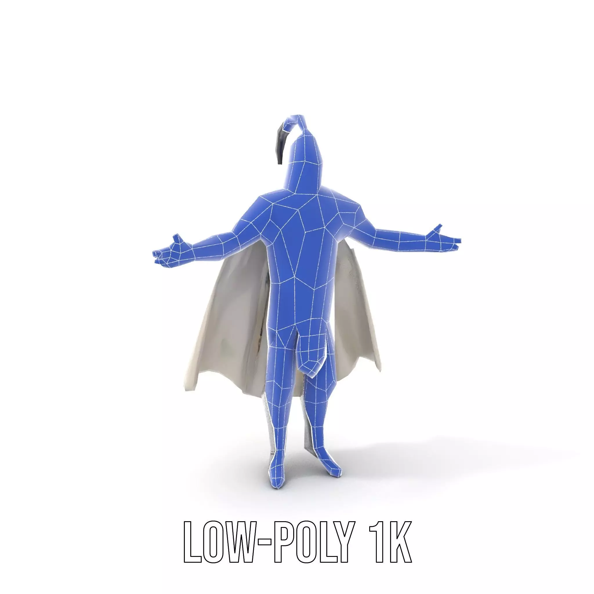 Armored Knight Character Model Rigged and Animated Low-poly 3D model_11