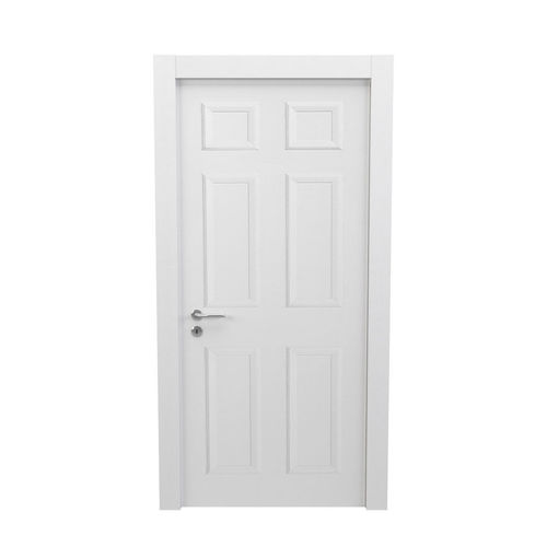 White Panel Door Low-poly 3D model