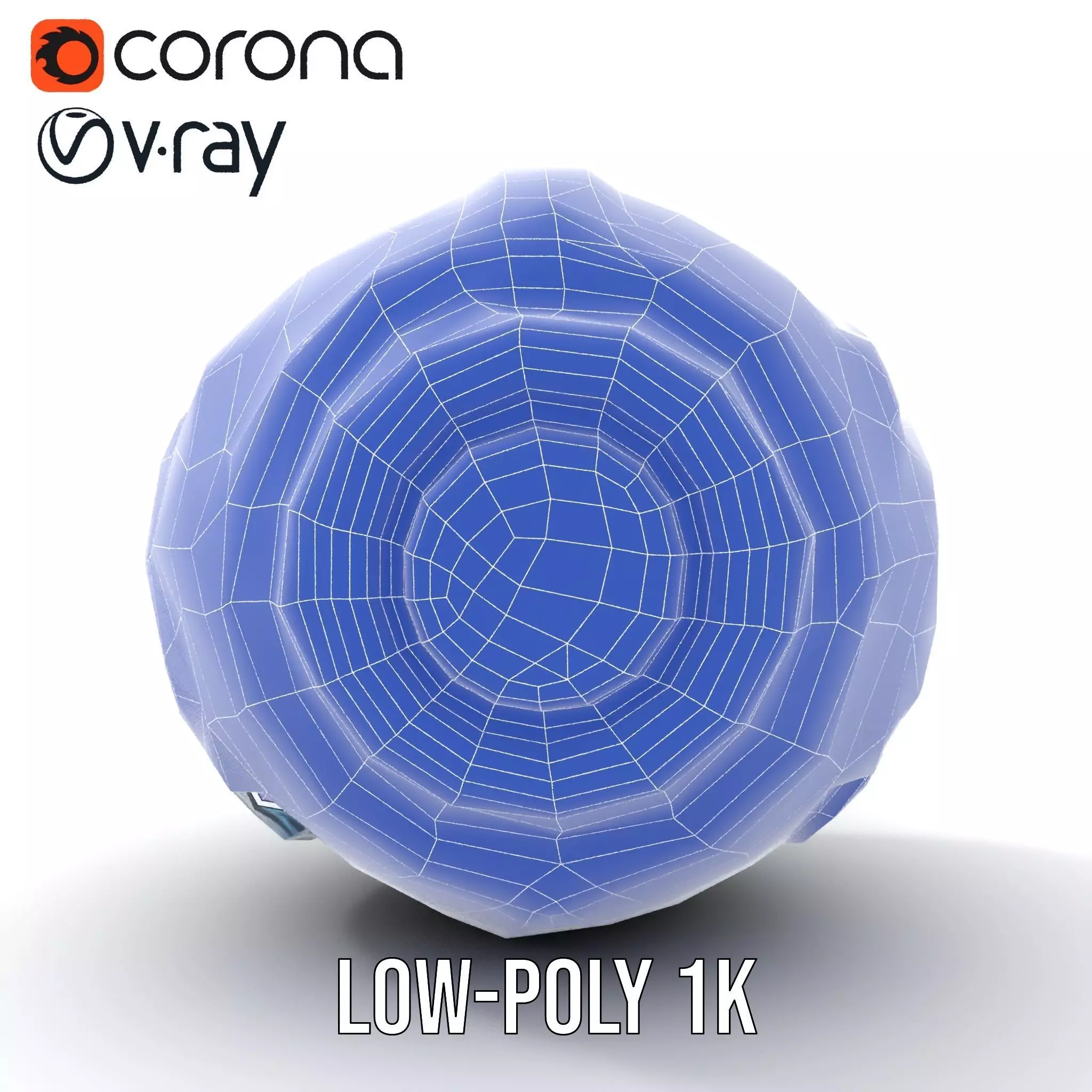 Futuristic Surveillance Orb Drone Model Pack Low-poly 3D model_27