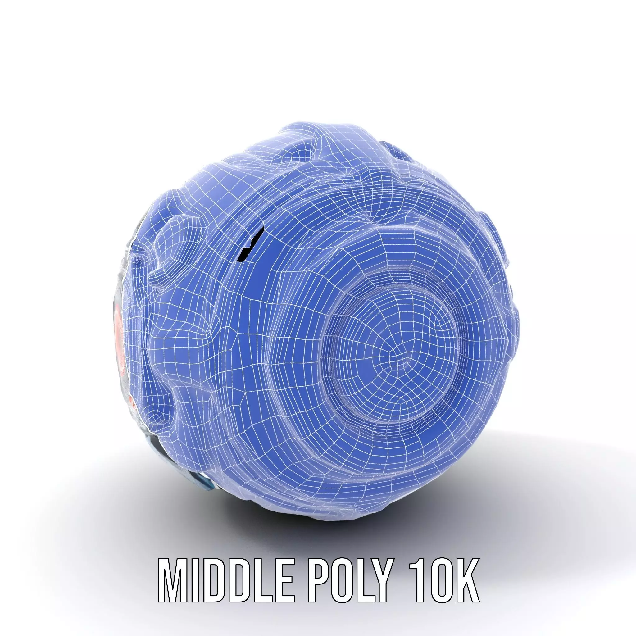 Futuristic Surveillance Orb Drone Model Pack Low-poly 3D model_11