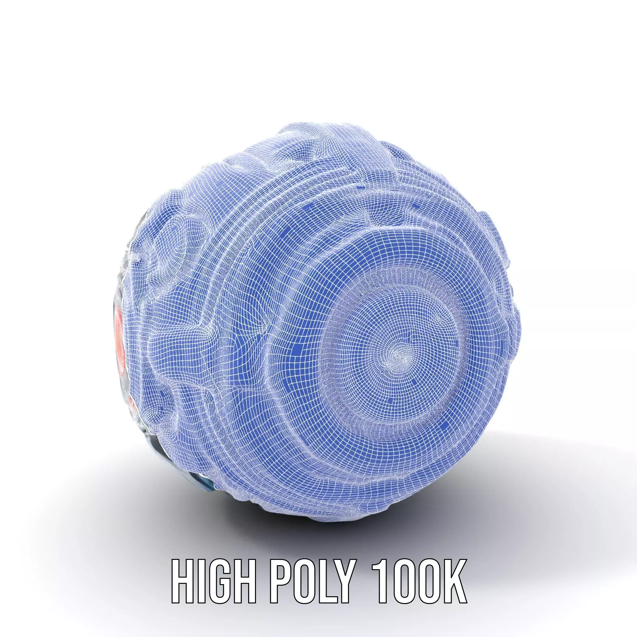 Futuristic Surveillance Orb Drone Model Pack Low-poly 3D model_4