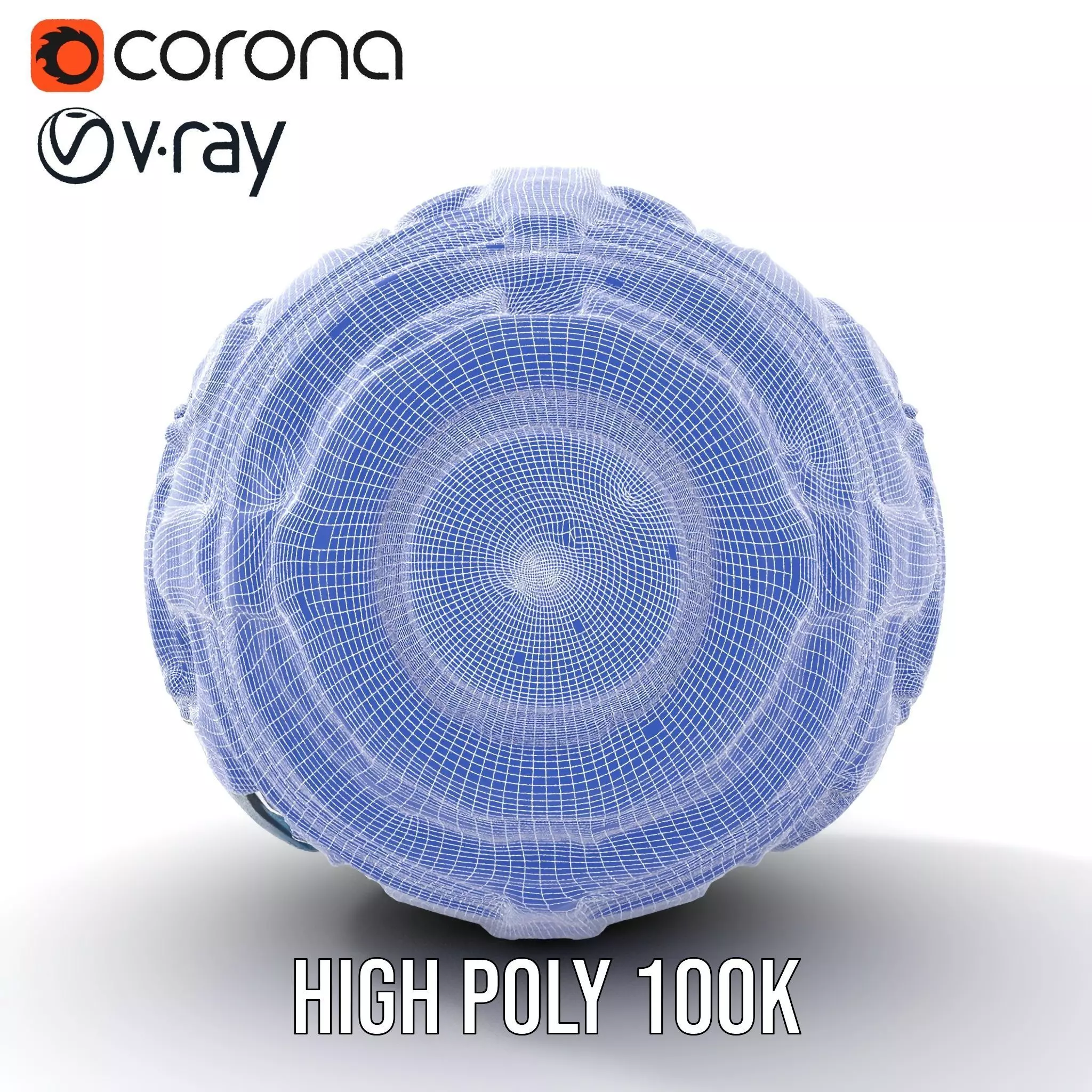 Futuristic Surveillance Orb Drone Model Pack Low-poly 3D model_34