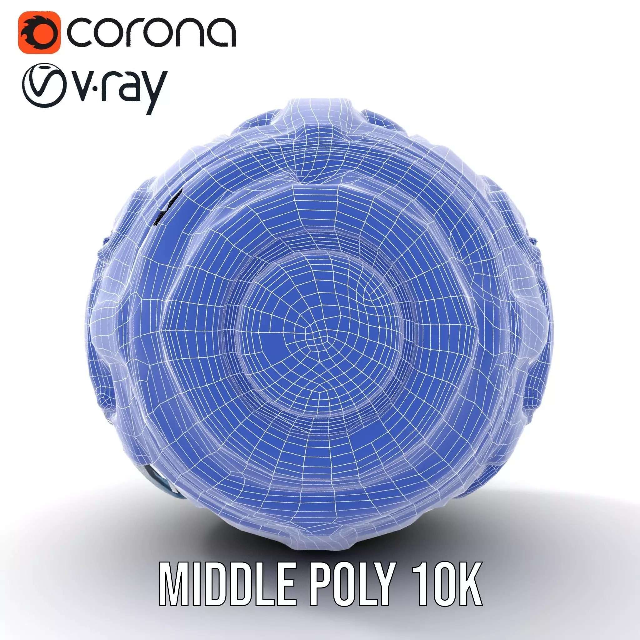 Futuristic Surveillance Orb Drone Model Pack Low-poly 3D model_29