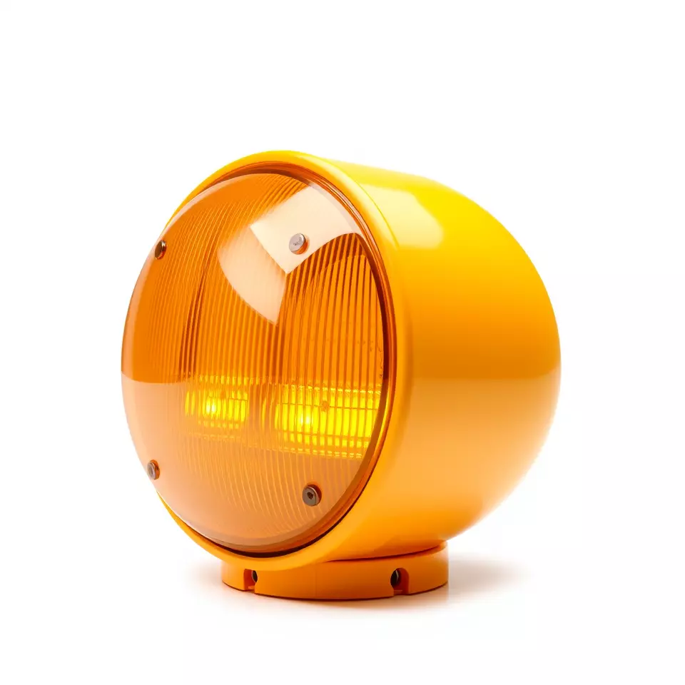 Industrial Warning Light Model Pack with Detailed Geometry Low-poly 3D model_3