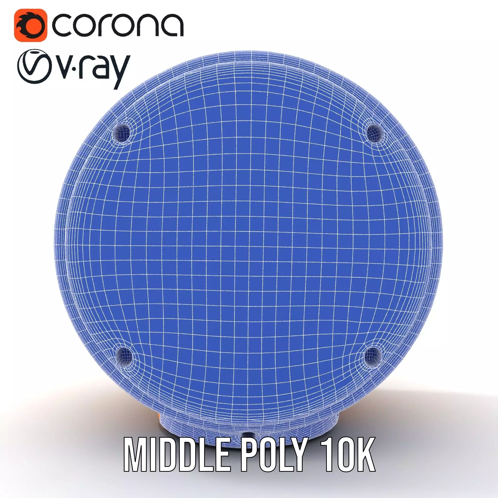 Industrial Warning Light Model Pack with Detailed Geometry Low-poly 3D model_22