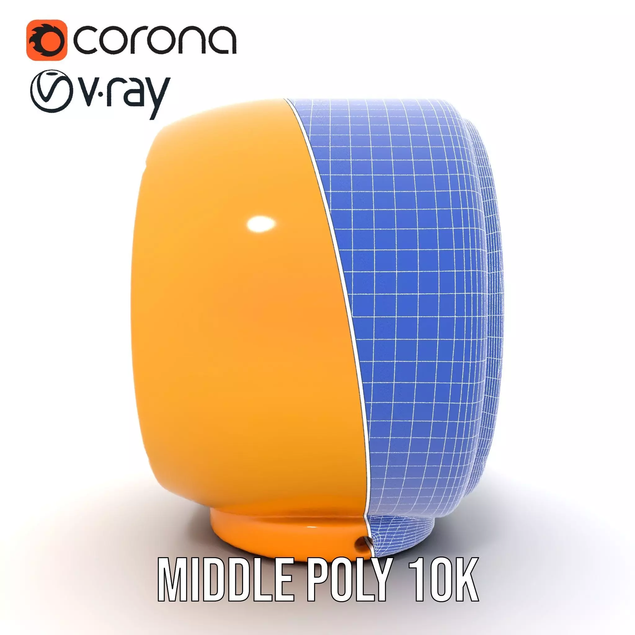 Industrial Warning Light Model Pack with Detailed Geometry Low-poly 3D model_19