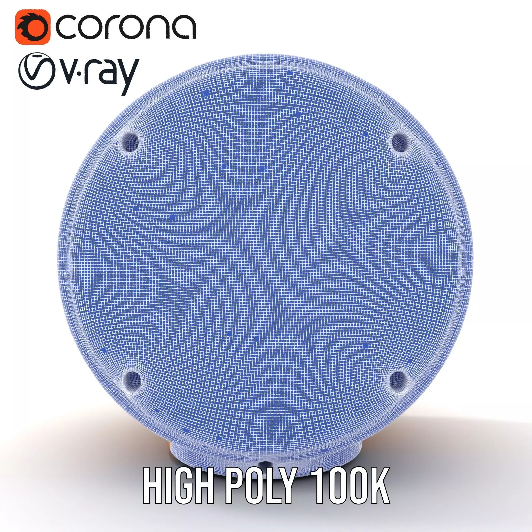 Industrial Warning Light Model Pack with Detailed Geometry Low-poly 3D model_32