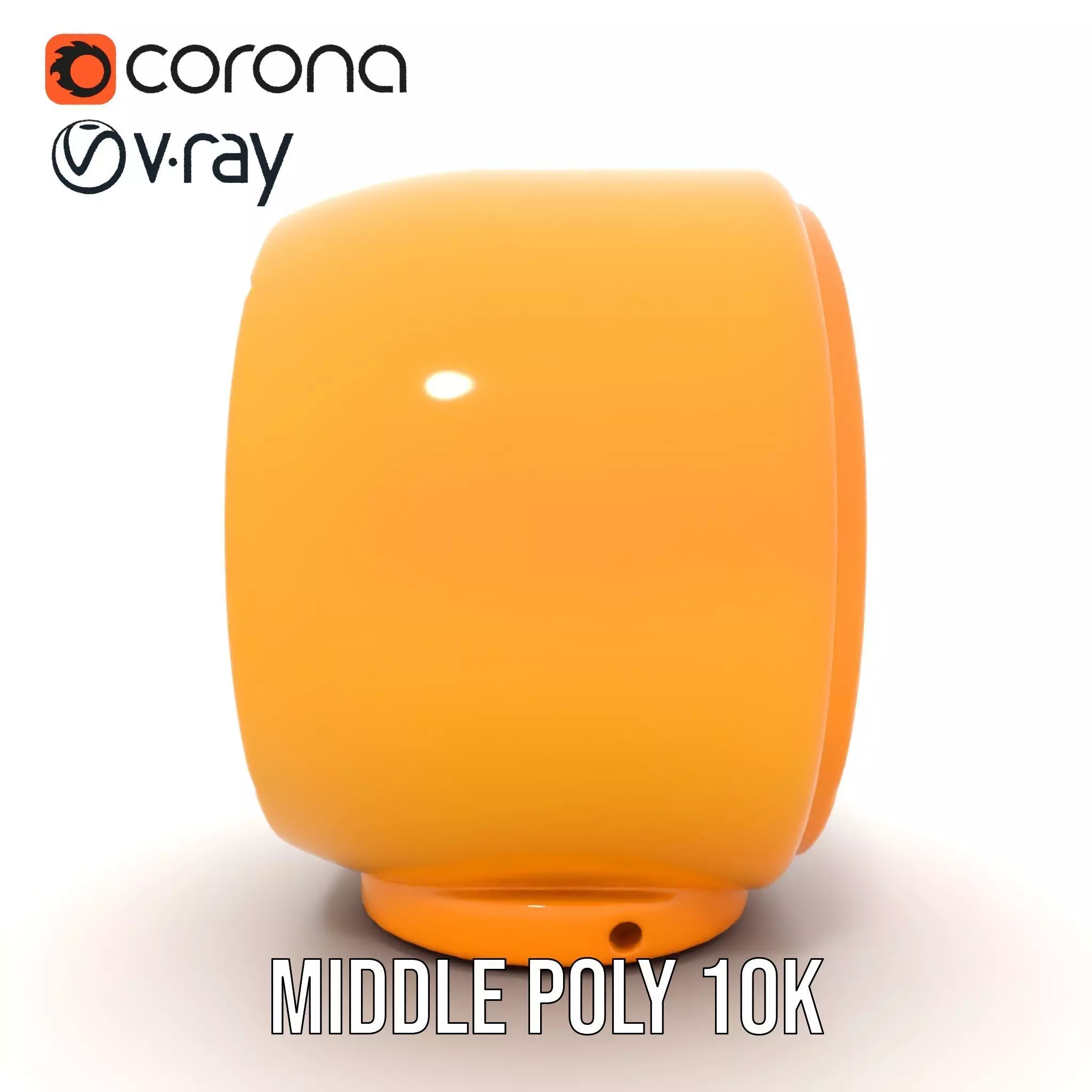 Industrial Warning Light Model Pack with Detailed Geometry Low-poly 3D model_12