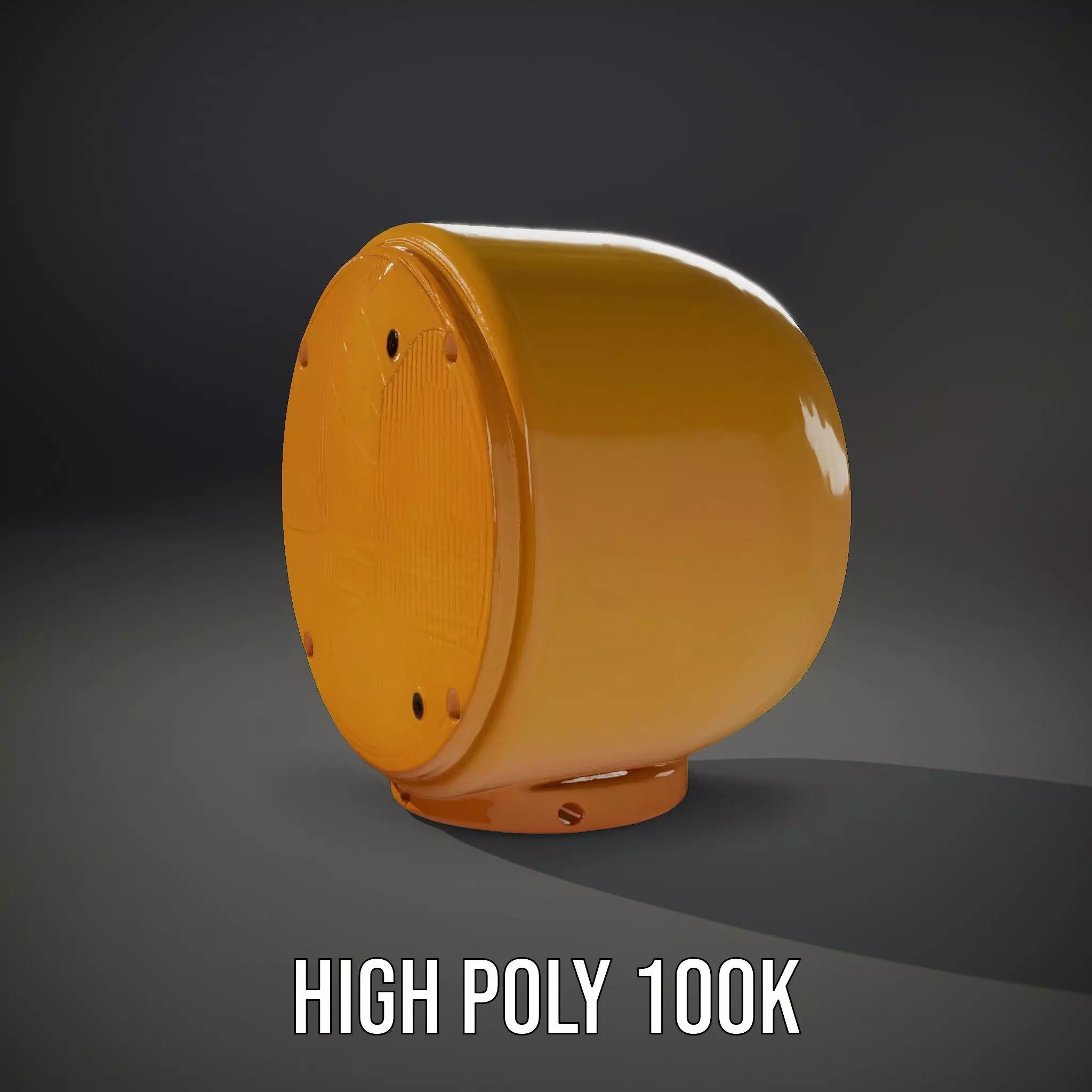 Industrial Warning Light Model Pack with Detailed Geometry Low-poly 3D model_11