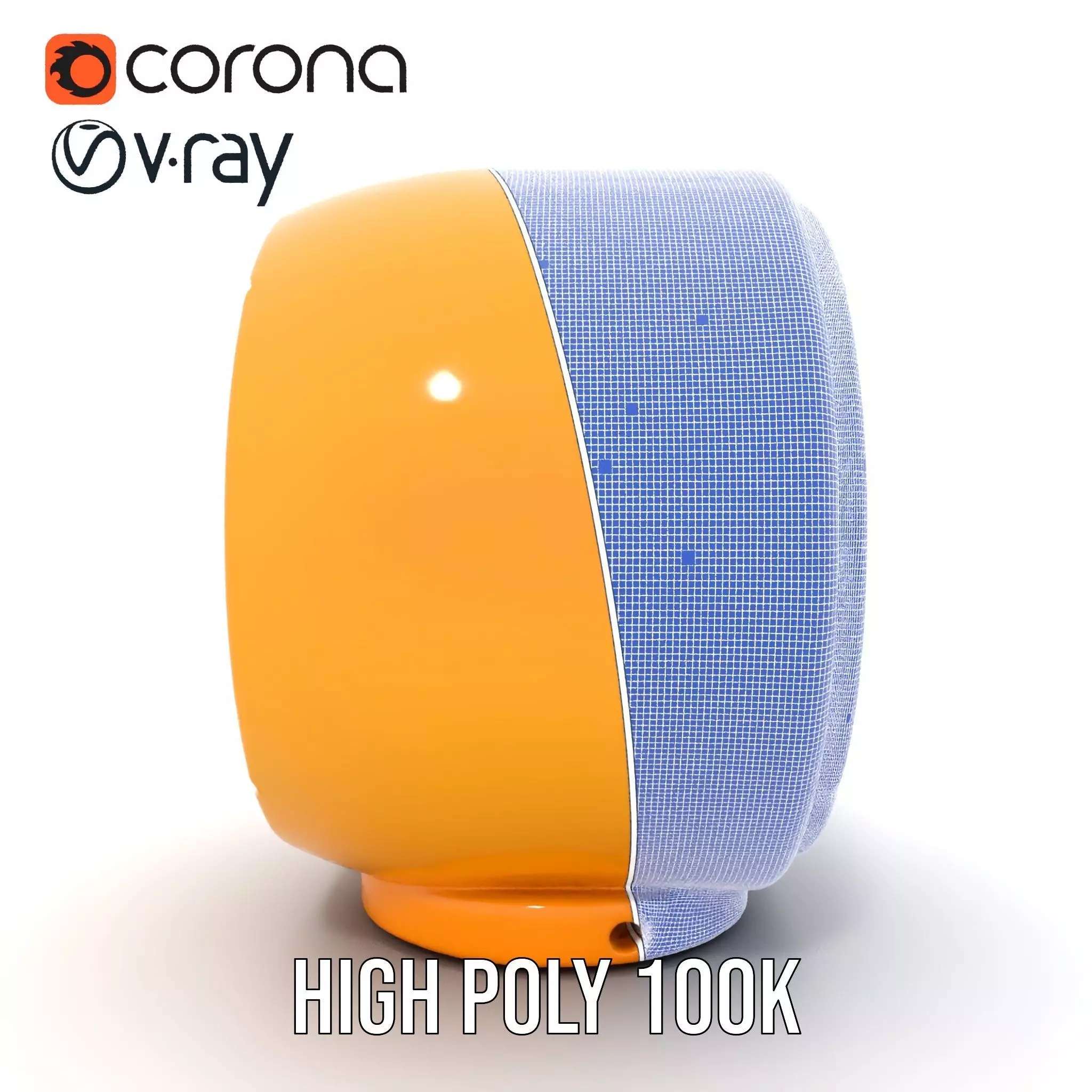 Industrial Warning Light Model Pack with Detailed Geometry Low-poly 3D model_33