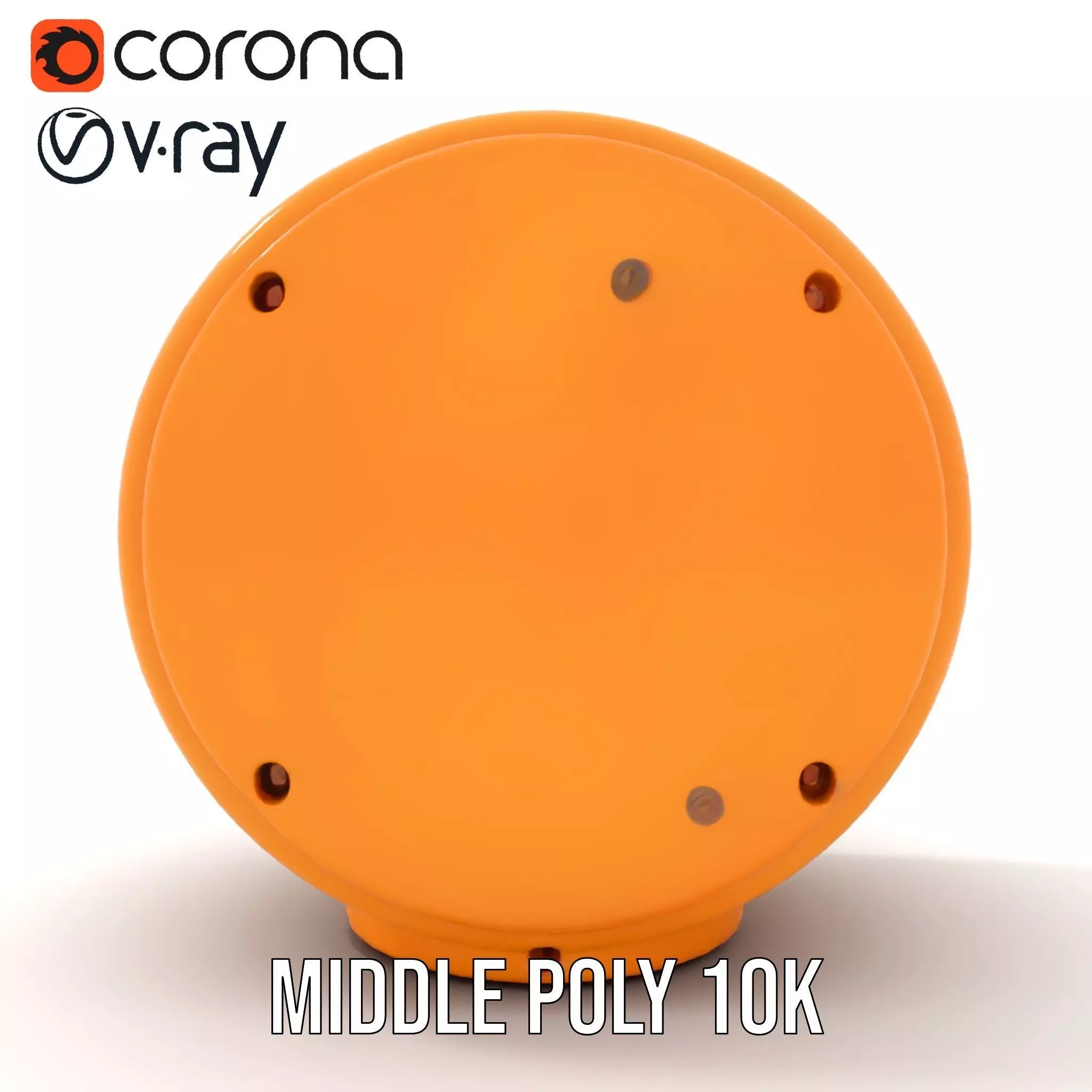 Industrial Warning Light Model Pack with Detailed Geometry Low-poly 3D model_27