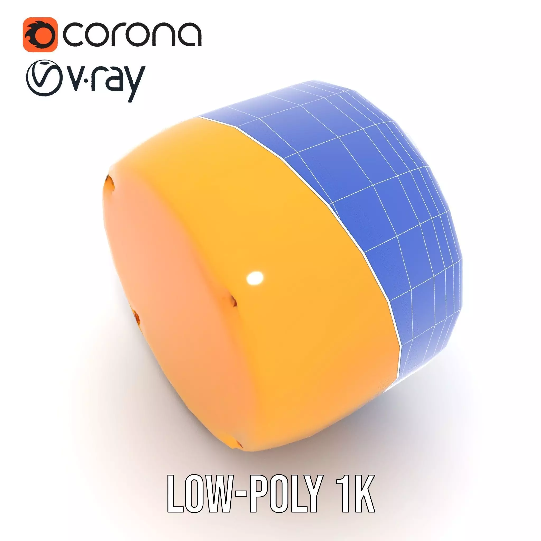 Industrial Warning Light Model Pack with Detailed Geometry Low-poly 3D model_18