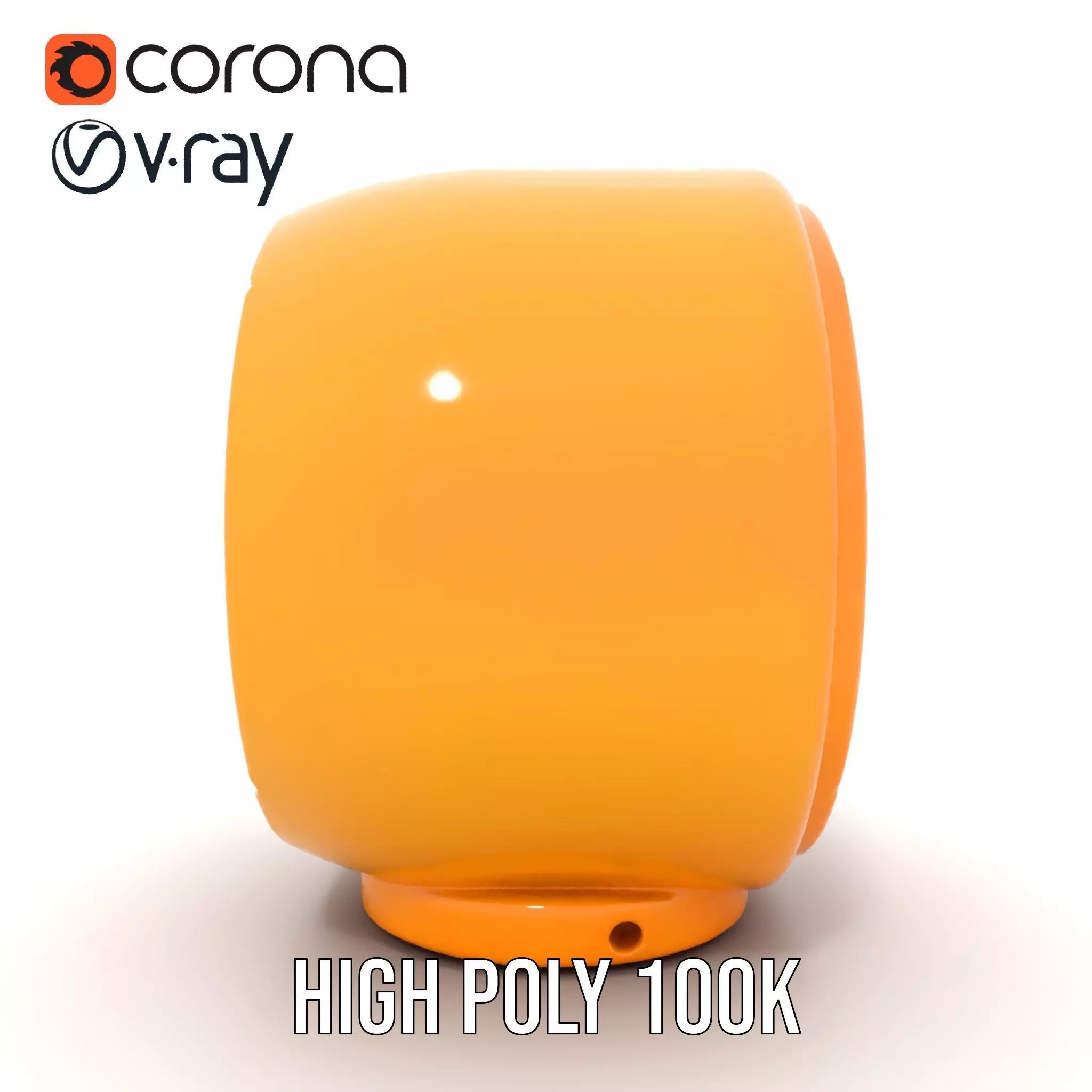 Industrial Warning Light Model Pack with Detailed Geometry Low-poly 3D model_21