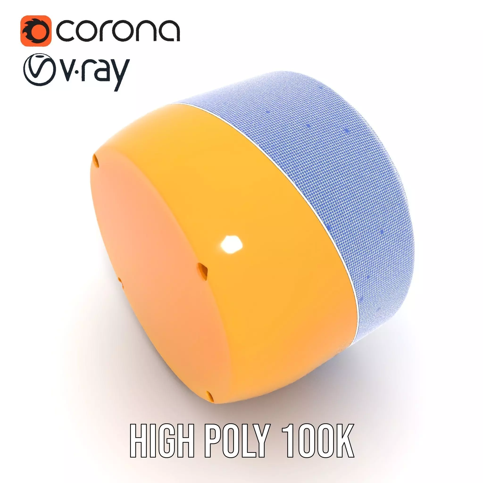 Industrial Warning Light Model Pack with Detailed Geometry Low-poly 3D model_34