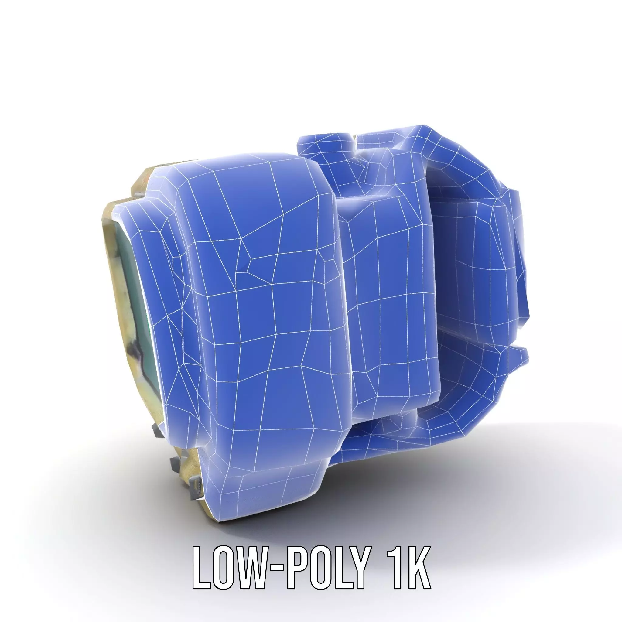 Futuristic Wearable Device Model Pack Low-poly 3D model_31